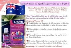 OSTELIN KIDS VITAMIN D3 LIQUID - ÚC 20ml