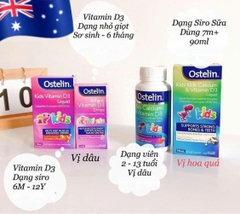 OSTELIN KIDS VITAMIN D3 LIQUID - ÚC 20ml