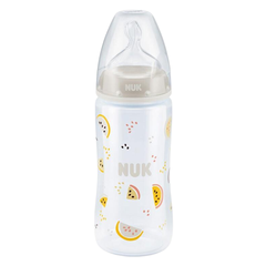 Bình sữa NUK Premium Choice+ Nhựa PP cNúm ti dẹt chỉnh nha S1-M