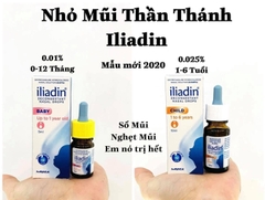 Nhỏ mũi iliadin 0.01% 5ml cho bé