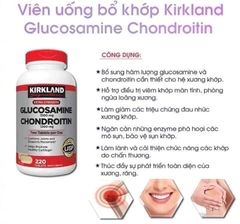 Viên uống Glucosamine Chondroitin Sulfate 220 Viên - Hỗ Trợ Xương Khớp, Giúp Xương Chắc Khỏe