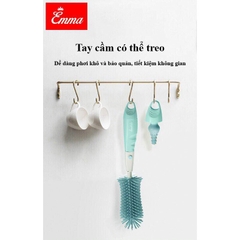 CỌ SILICONE RỬA BÌNH SỮA Emma - BỘ 4 CHI TIẾT