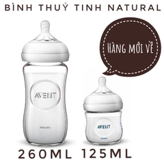 BINH SỮA THỦY TINH PHILIP AVENT 120ML/240ML