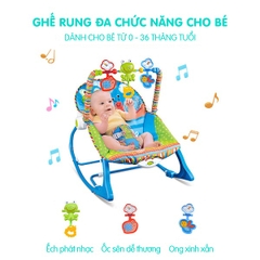 Ghế Rung IBaby - TiiBaby Rocker có nhạc và đồ chơi lục lạc. Dành cho bé từ 0-36 tháng