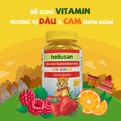 Kẹo Dẻo Gấu Heilusan Vitamin Gummibärchen (60 viên)