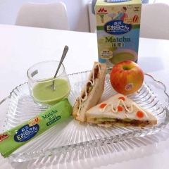 Sữa bầu cung cấp dinh dưỡng Morinaga Nhật Bản vị Matcha, Trà sữa, Cafe