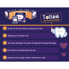 Gạc Răng Miệng Tottee Tinh Chất Cỏ Ngọt - Hộp 25 Gói