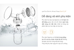 Máy Hút Sữa Điện Đôi/Kép Spectra Dual S (Bảo hành 24 tháng)