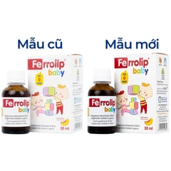 Siro Ferrolip Baby Bổ Sung Sắt Hỗ Trợ Tạo Hồng Cầu Hương Đào 30ml Dạng Nhỏ Giọt (Từ 0 Tháng) 2026 – Siro Bổ Sung Sắt Cho Bé Sơ Sinh Thiếu Máu Thiếu Sắt Tăng Cường Hấp Thu Sắt An Toàn Dễ Uống Chính Hãng Ý Giá Rẻ