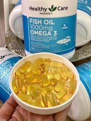 Dầu cá tự nhiên FISH OIL HEALTHY CARE Omega-3 1000mg 400 viên - Úc