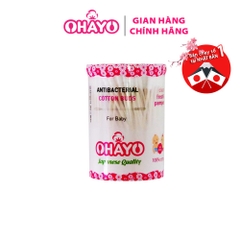 Tăm Bông Cao Cấp OHAYO JP02 - Dành Cho Trẻ Sơ Sinh