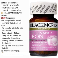 Viên sắt bà bầu Blackmores 30 viên