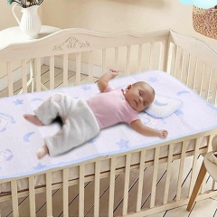 CHIẾU LỤA ĐIỀU HÒA 3D MUSLIN TREE KÈM GỐI THOÁNG KHÍ CHO BÉ SƠ SINH