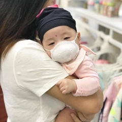 Khẩu trang gấu Pigeon Nhật Bản cho bé