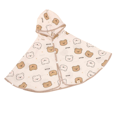 Áo choàng chống nắng Royal Monogram chất vải xốp đũi 1 lớp viền cúc thoáng mát cho 0-4 tuổi