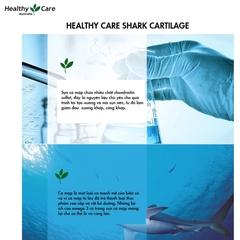 [Date T1.25] Viên uống sụn vi cá mập Healthy Care Shark Cartilage 750mg của ÚC
