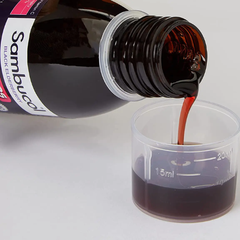 Siro Tăng đề kháng Sambucol Liquid 120ml cho Bé Từ 1 - 12 Tuổi Anh Quốc