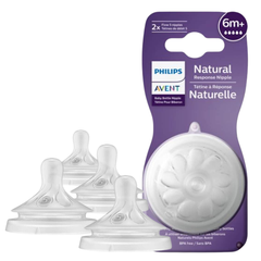 Set 2 núm ti Philips Avent Natural Response số 5 cho bé từ 6m+ (New Version)