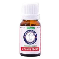 Vitamin D3K2 MK7 BioAmicus Bổ Sung Và Tăng Háp Thu Canxi Cho Bé Phát Triển Chiều Cao Và Chắc Khoẻ Răng Chai 10ml