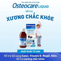 Siro OSTEOCARE Vitabiotics Khỏe Xương Bổ Sung Canxi Và Vitamin D Chai 200ml