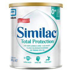 Sữa bột Similac Total Protection 0+ 380g cho trẻ sinh mổ có nguy cơ miễn dịch kém (0 - 12 tháng)
