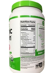 Bột Protein hữu cơ Orgain Organic Protein 920g hương Socola
