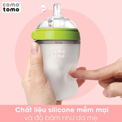 BÌNH SỮA SILICONE COMOTOMO 150ML & 250ML