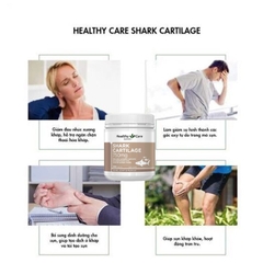 [Date T1.25] Viên uống sụn vi cá mập Healthy Care Shark Cartilage 750mg của ÚC