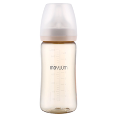 Bình sữa PPSU Moyuum - Trơn - 270ml - Kèm núm 2 từ 2 tháng tuổi