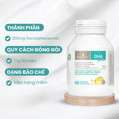 Bio Island DHA Cho Trẻ Em – Hỗ Trợ Sức Khỏe Não Bộ Và Hệ Thần Kinh Tốt Nhất 2025