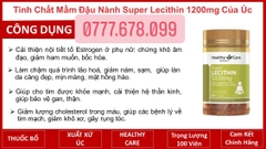Mầm đậu nành Heathy care ( Úc ) 100 viên TĂNG KÍCH CỠ VÒNG 1 & CẢI THIỆN CHỨC NĂNG SINH LÝ NỮ