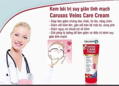 Kem Bôi Giãn Tĩnh Mạch Carusos Veins Care Cream 75Gr Của Úc