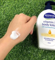 [Date T9.25] Kem Dưỡng Da Redwin Vitamin E Body Lotion Úc chai 400ml Dưỡng Ẩm Toàn Thân Chống Nẻ Da Cho Da Mịn Màng
