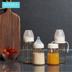Bình Sữa PPSU Hàn Quốc Mother-K 180ml (Kem)