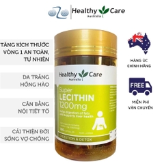 Mầm đậu nành Heathy care ( Úc ) 100 viên TĂNG KÍCH CỠ VÒNG 1 & CẢI THIỆN CHỨC NĂNG SINH LÝ NỮ