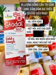 Siro Ho, Cảm Lạnh Vi Lượng Đồng Căn Cho Bé Boiron Stodal Canada 125ml