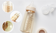 Bình Sữa PPSU Hàn Quốc Mother-K 180ml (Kem)