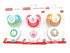 Núm/ti giả silicone kèm dây đeo Fisher Price