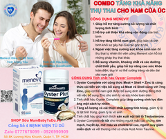 Viên Uống Hỗ Trợ Điều Trị Vô Sinh, Tinh Trùng Yếu Cho Nam Giới Menevit Hộp 30 viên (Úc)