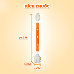 Dụng Cụ Rửa Bình Sữa Wesser Rửa Núm Ty Đa Năng 2 Đầu Mút Hiệu Quả Hơn Với Bình Sữa Cổ Hẹp