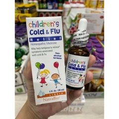Siro Children Cold and Flu Mỹ 30ml - Giảm cảm lạnh hiệu quả Mỹ