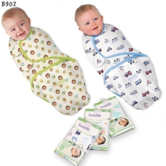 Chăn Ủ Kén Summer Infant SwaddleMe Cotton Cho Bé Sơ Sinh