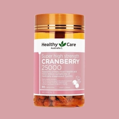 Hổ trợ viêm đường tiết niệu Healthy Care Cranberry 25000mg 90 viên của Úc
