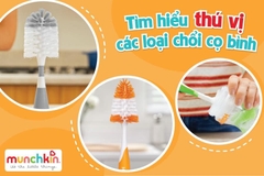 Cọ rửa bình sữa và núm ti Munchkin Deluxe MK15769