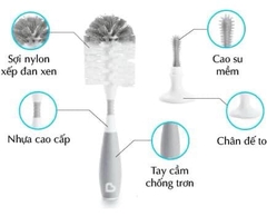 Cọ rửa bình sữa và núm ti Munchkin Deluxe MK15769