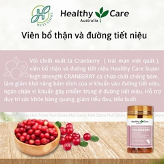 Hổ trợ viêm đường tiết niệu Healthy Care Cranberry 25000mg 90 viên của Úc