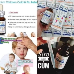 Siro Children Cold and Flu Mỹ 30ml - Giảm cảm lạnh hiệu quả Mỹ