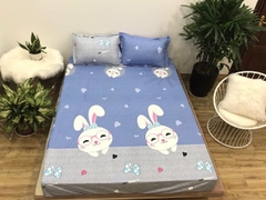 Ga chống thấm Cotton Hàn Quốc drap cho bé nằm trực tiếp, không nóng bí, sột soạt