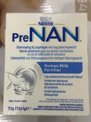 Nestlé PreNAN HMF 1g x 72 Gói – Bột Bổ Sung Sữa Mẹ Cho Trẻ Sinh Non Và Nhẹ Cân