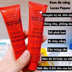 Kem bôi đa năng LUCAS PAPAW 25g